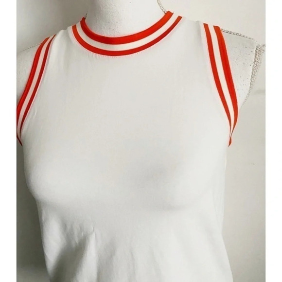 Hunter Target • White Orange Tank Top - Picture 2 of 4